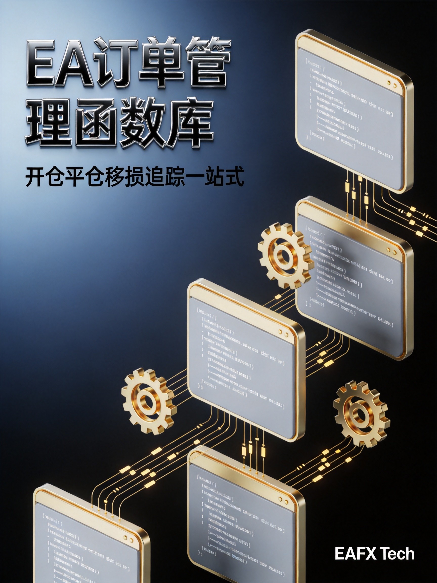 EA订单管理9大核心函数封装：开仓/平仓/移损/追踪一站式搞定