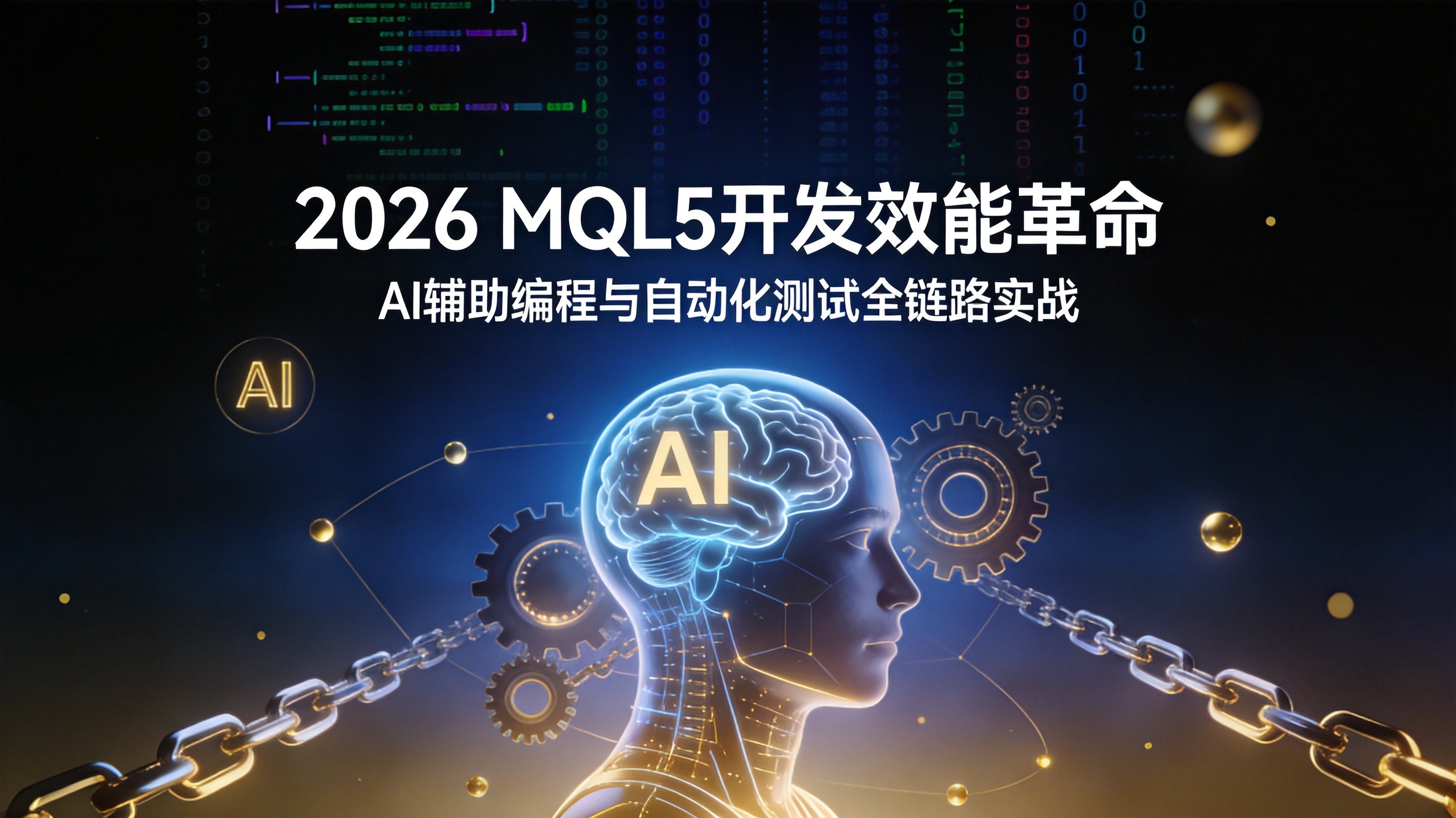 2026 MQL5开发效能革命：AI辅助编程与自动化测试全链路实战