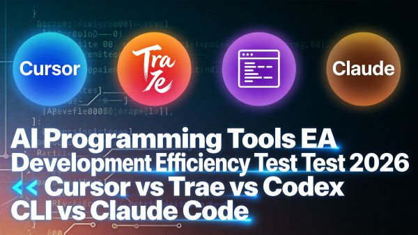 2026年AI编程工具EA开发效率实测：Cursor vs Trae vs Codex CLI vs Claude Code，4大工具全链路对比